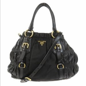 Prada Tessuto Gaufre 2 way bag